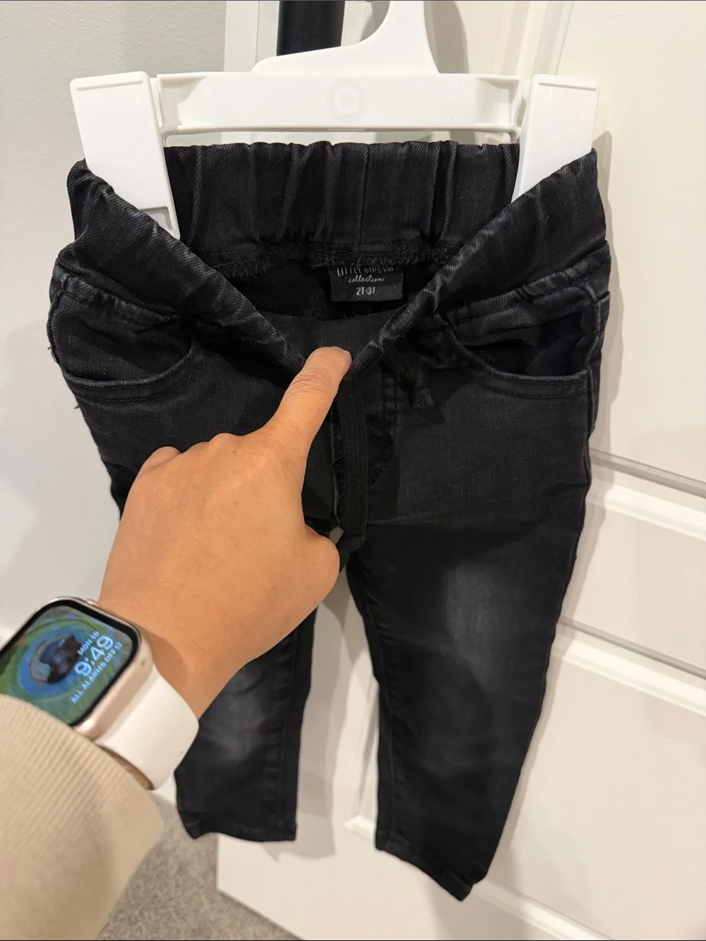 Little Bipsy Black Stretch Pull-On Jeans